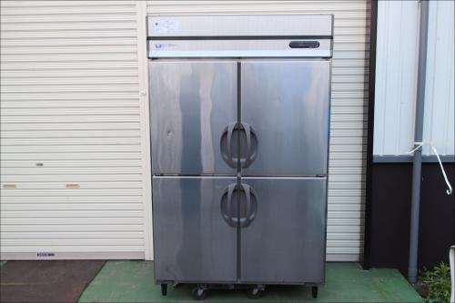 09年製 フクシマ 縦型4面冷蔵庫 URD-40RM1-F ピラーレス│厨房家